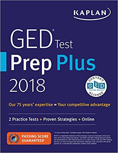 Kaplan's GED Test Prep Plus 2018